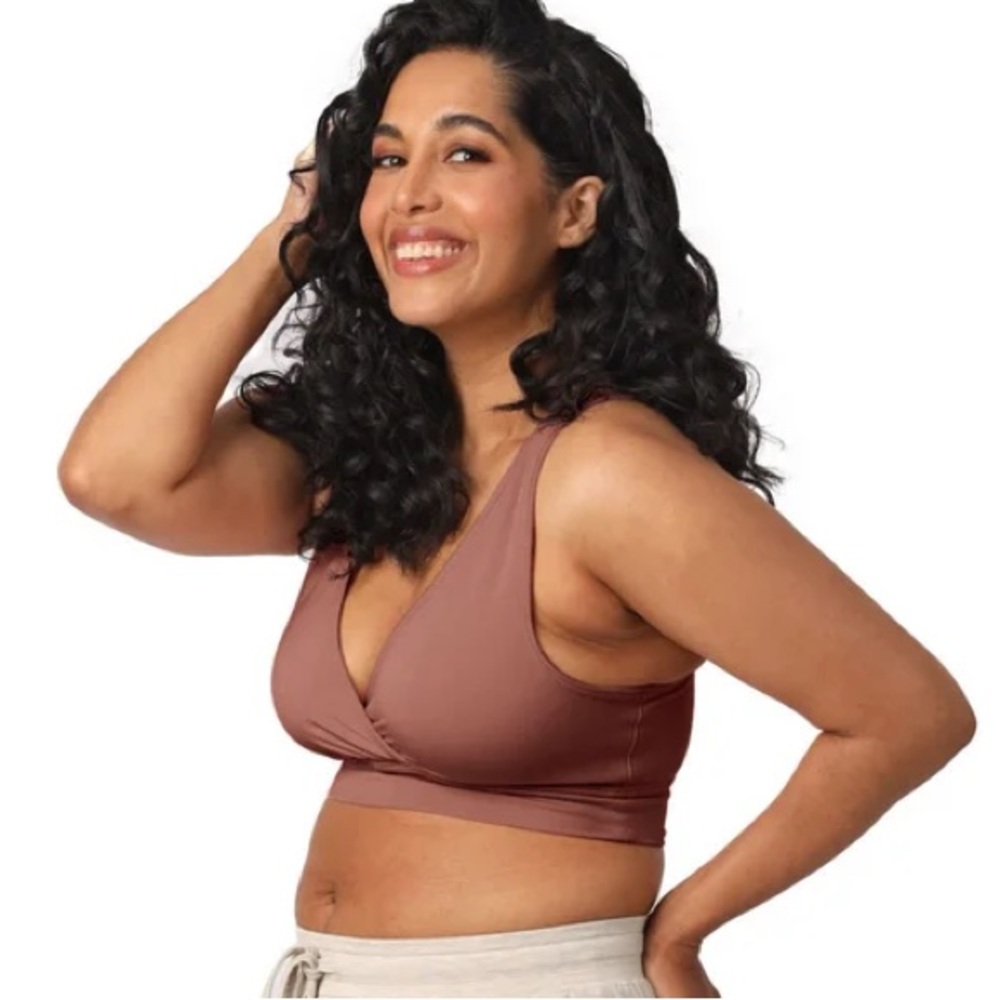Kindred Bravely - French Terry Racerback Nursing & Sleep Bra - XL+